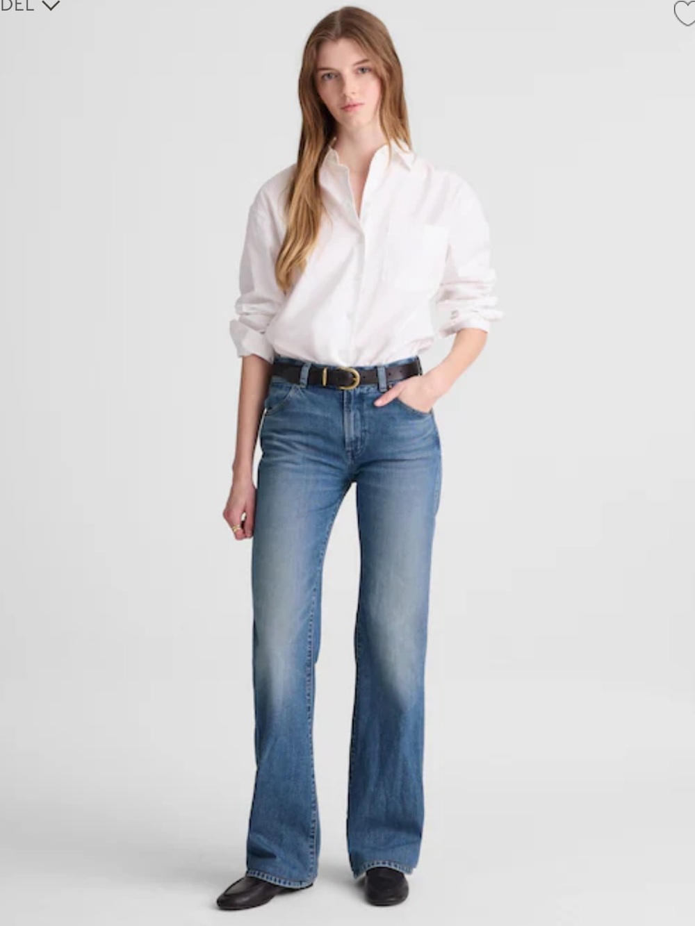 Madewell Relaxed Bootcut Jeans - Retro Bright WashRigid